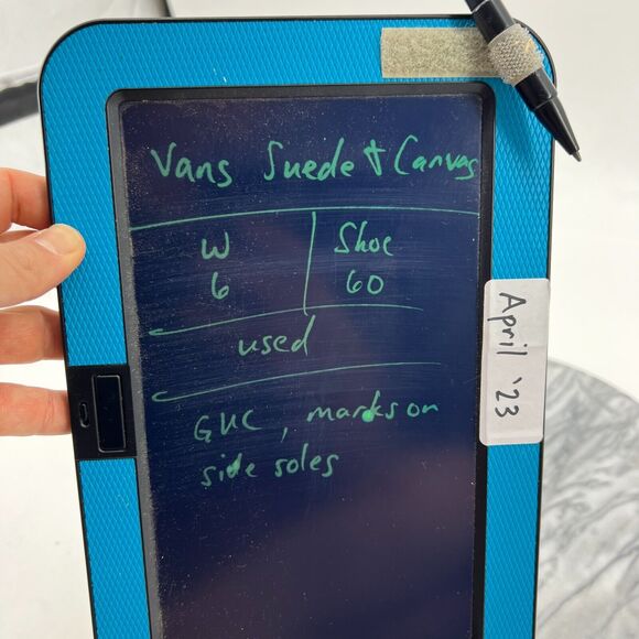 Vans Colorblock Sneakers Womens 6 Suede & Canvas Colorful Skateboarding Shoes - Picture 10 of 11